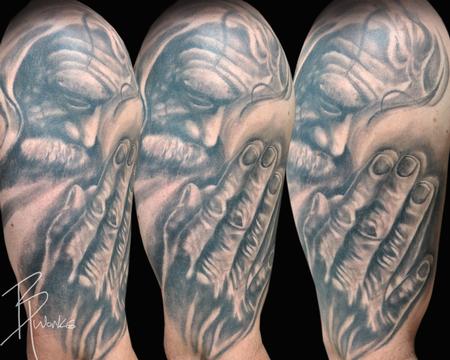 Tattoos - Praying Man - 67256